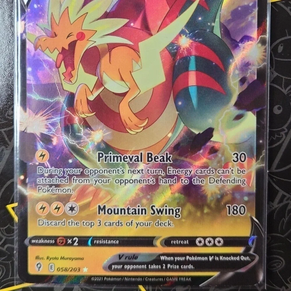 Dracozolt V Evolving Skies 058/203 Holo Ultra Rare
